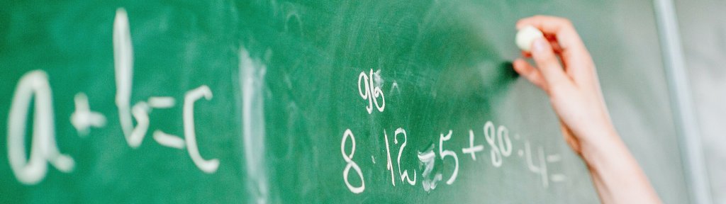 back to school study student tasks equations writing on chalkboard study
